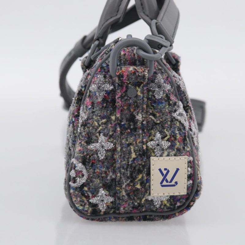 Louis Vuitton Keepall Bandouliere Lv Felt Multicolour Textile Bag