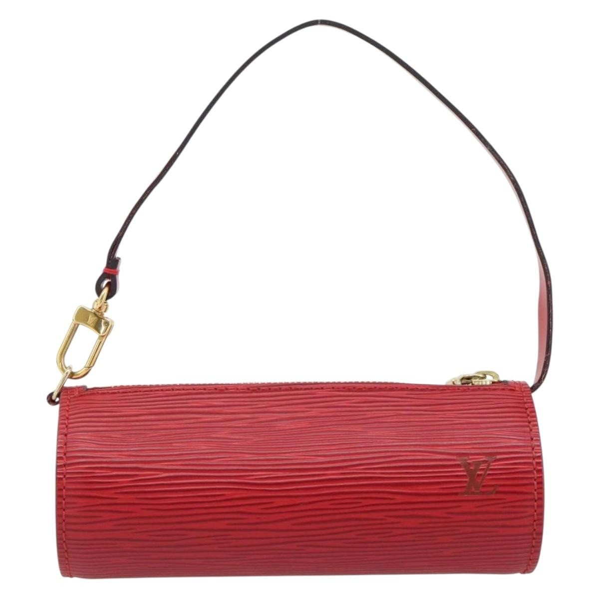 Louis Vuitton Soufflot Pochette Epi Leather Red Bag
