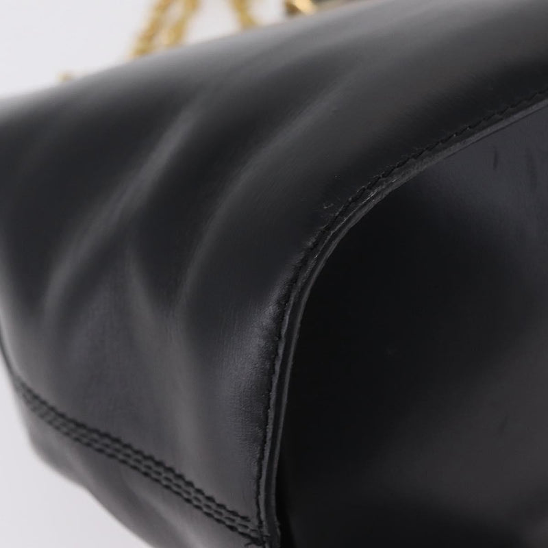 Celine Shoulder Leather Black Bag