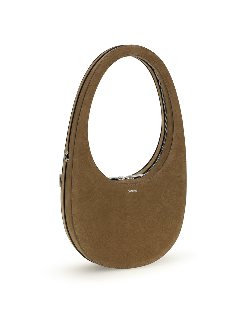 Coperni Shoulder Bag — Brown Calf Leather Bos Taurus
