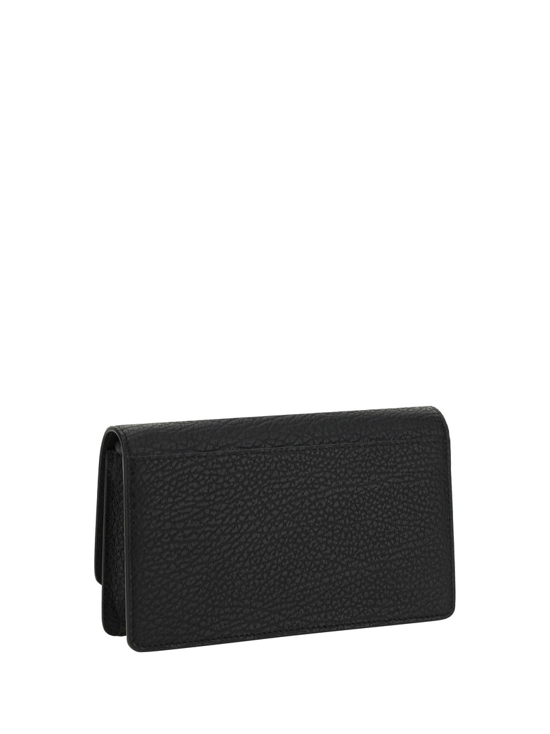 Maison Margiela Grained Leather Wallet — Black Calf Bos Taurus