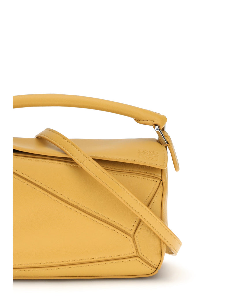 Loewe Puzzle Shoulder Bag — Yellow Calf Leather