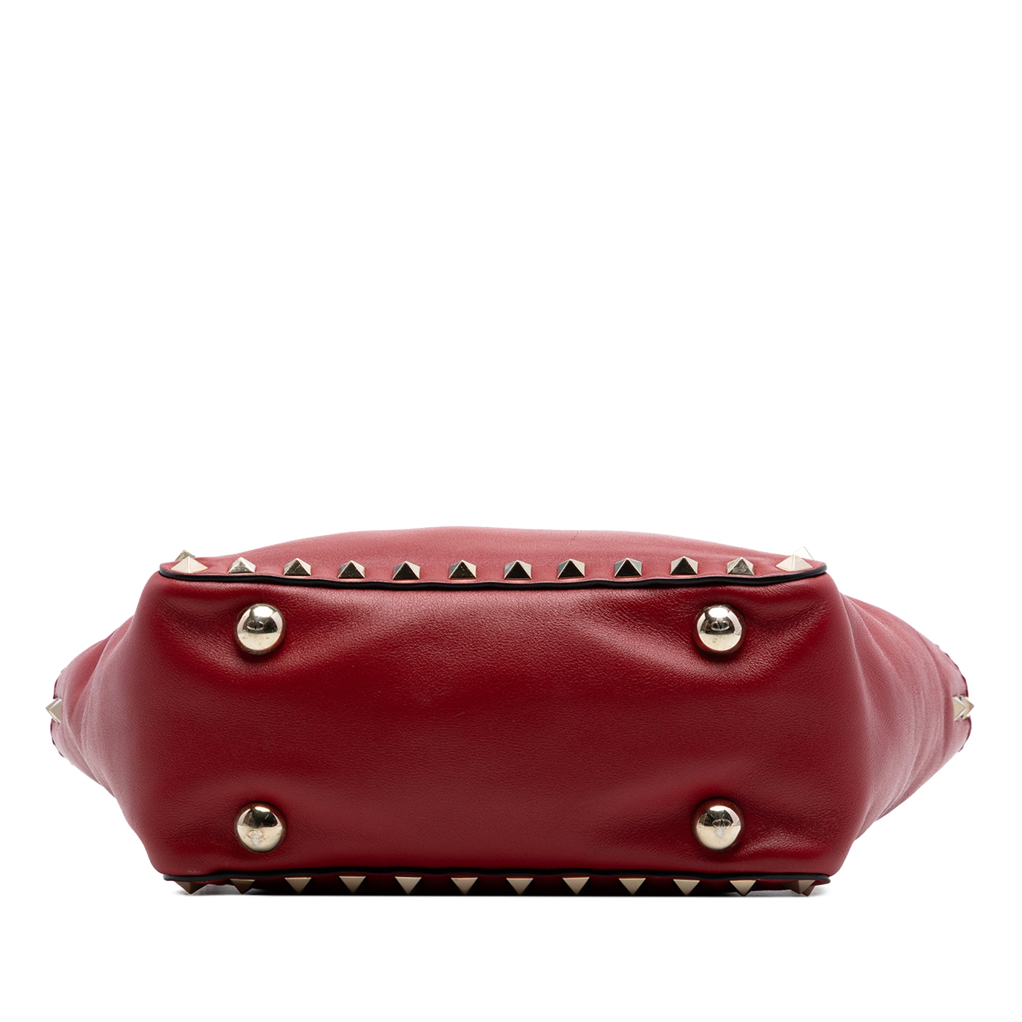 Mini Leather Rockstud Satchel - Image 3