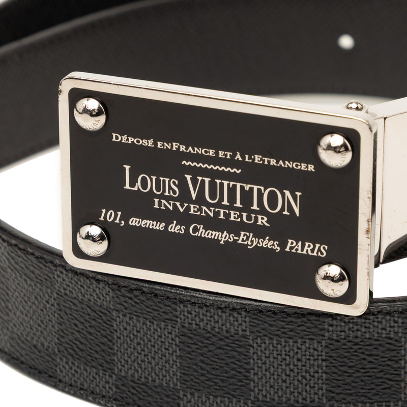 Damier Graphite Inventeur Reversible Belt - Image 4