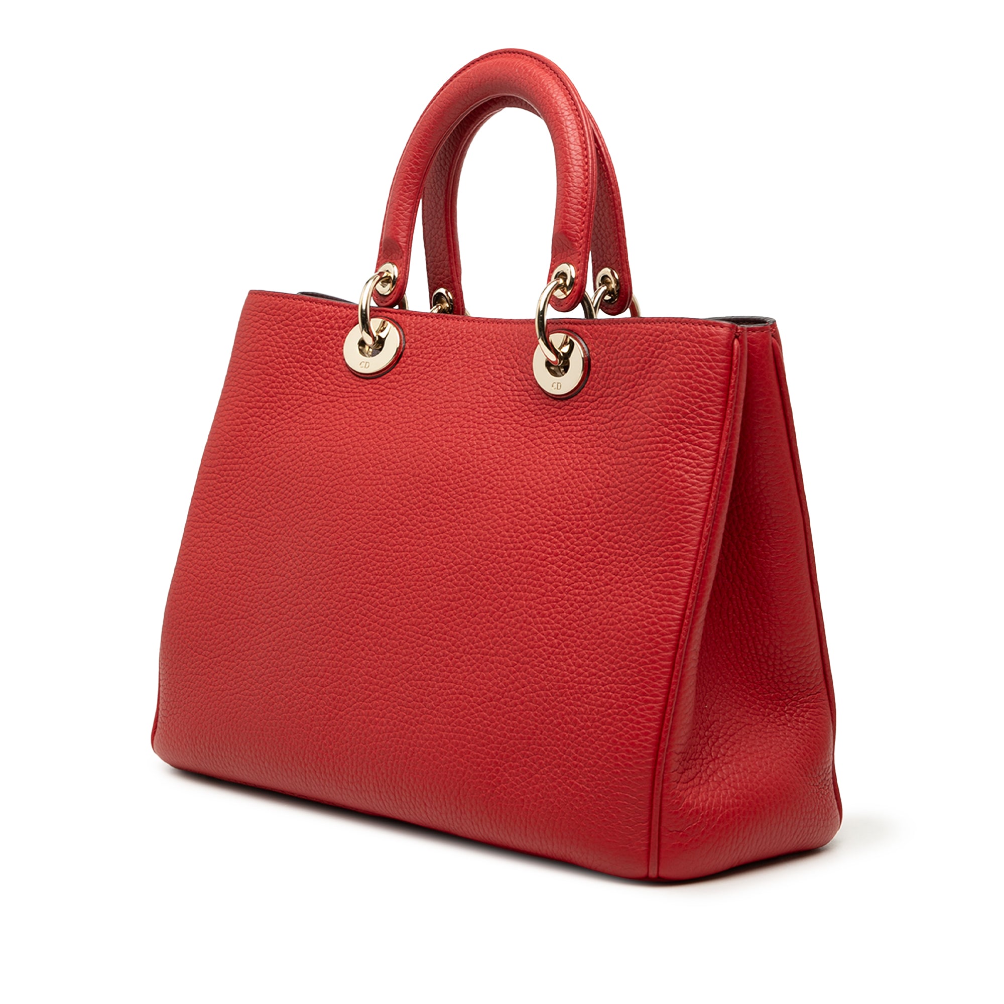 Medium Pebbled Calfskin Diorissimo Satchel - Image 2