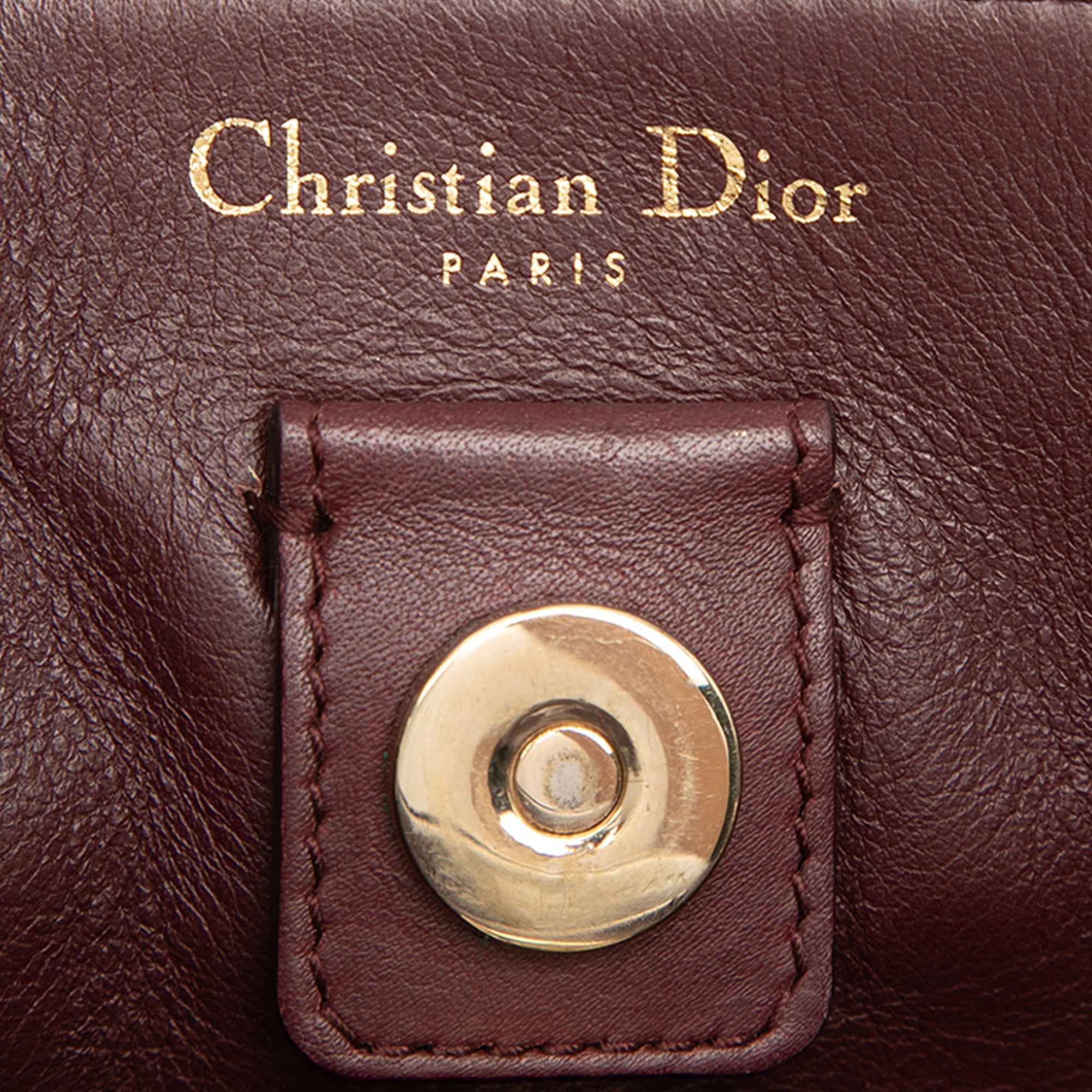 Medium Pebbled Calfskin Diorissimo Satchel - Image 5