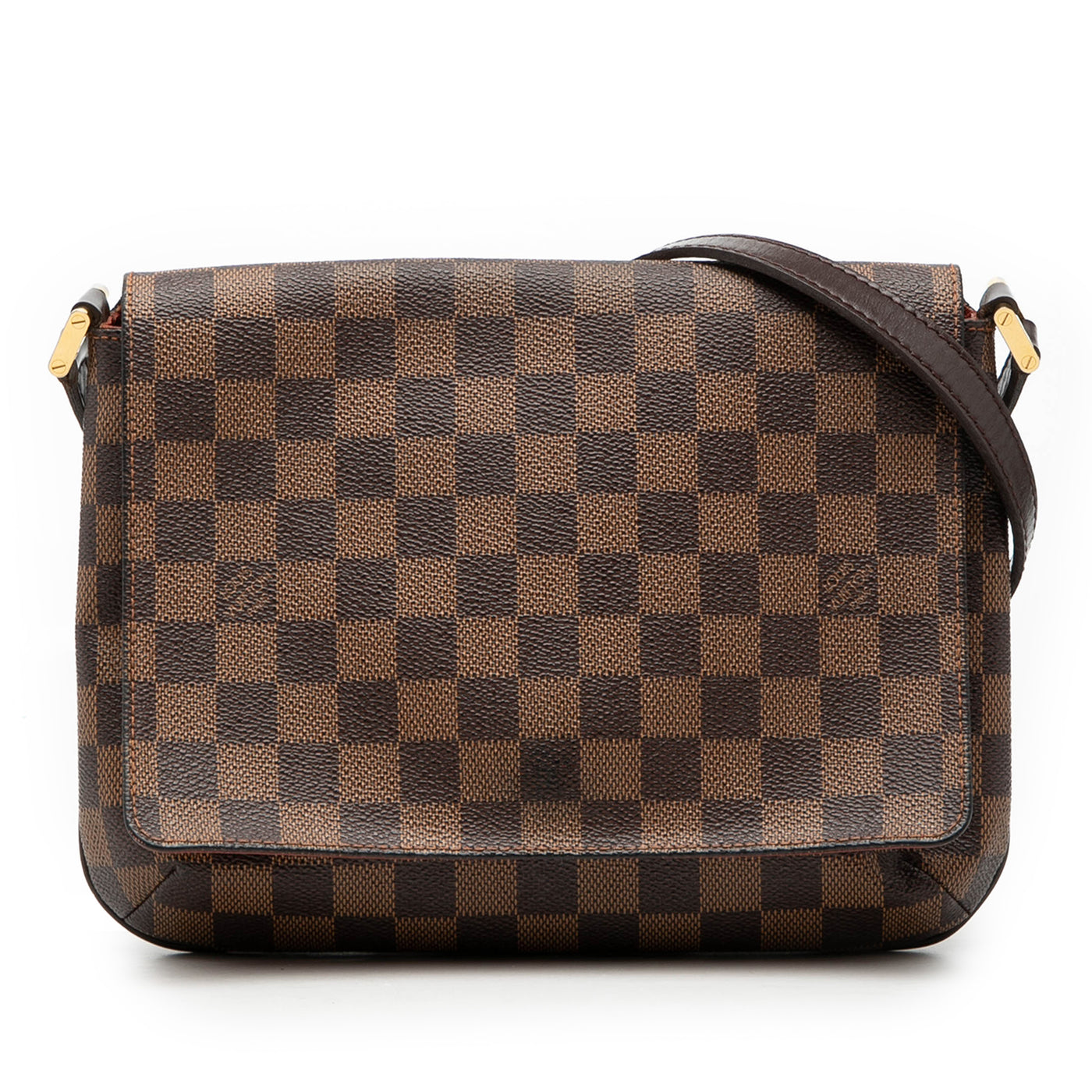 Damier Ebene Musette Tango Long Strap - Image 1