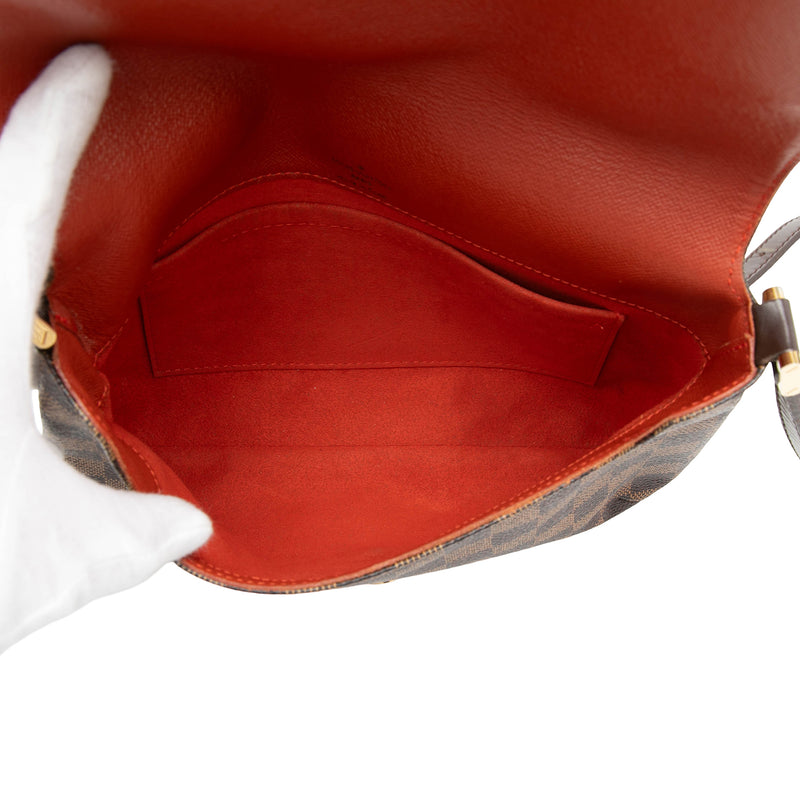 Damier Ebene Musette Tango Long Strap - Image 4