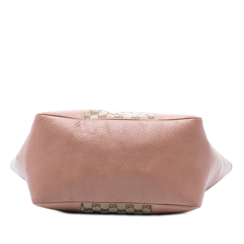 GG Canvas and Leather Bree Tote - Image 3