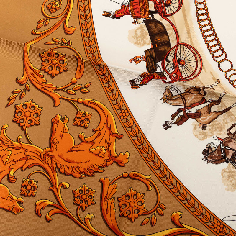 La Promenade De Longchamps Silk Scarf 90 - Image 2
