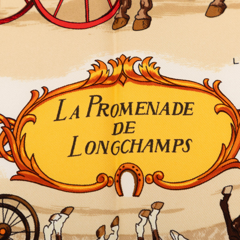 La Promenade De Longchamps Silk Scarf 90 - Image 3
