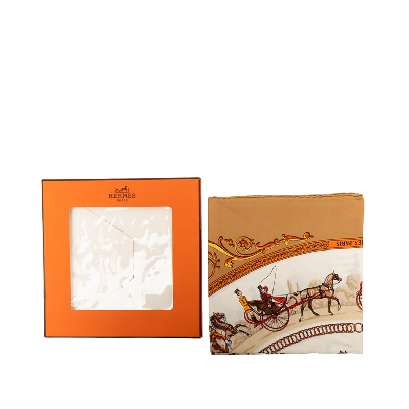 La Promenade De Longchamps Silk Scarf 90 - Image 8