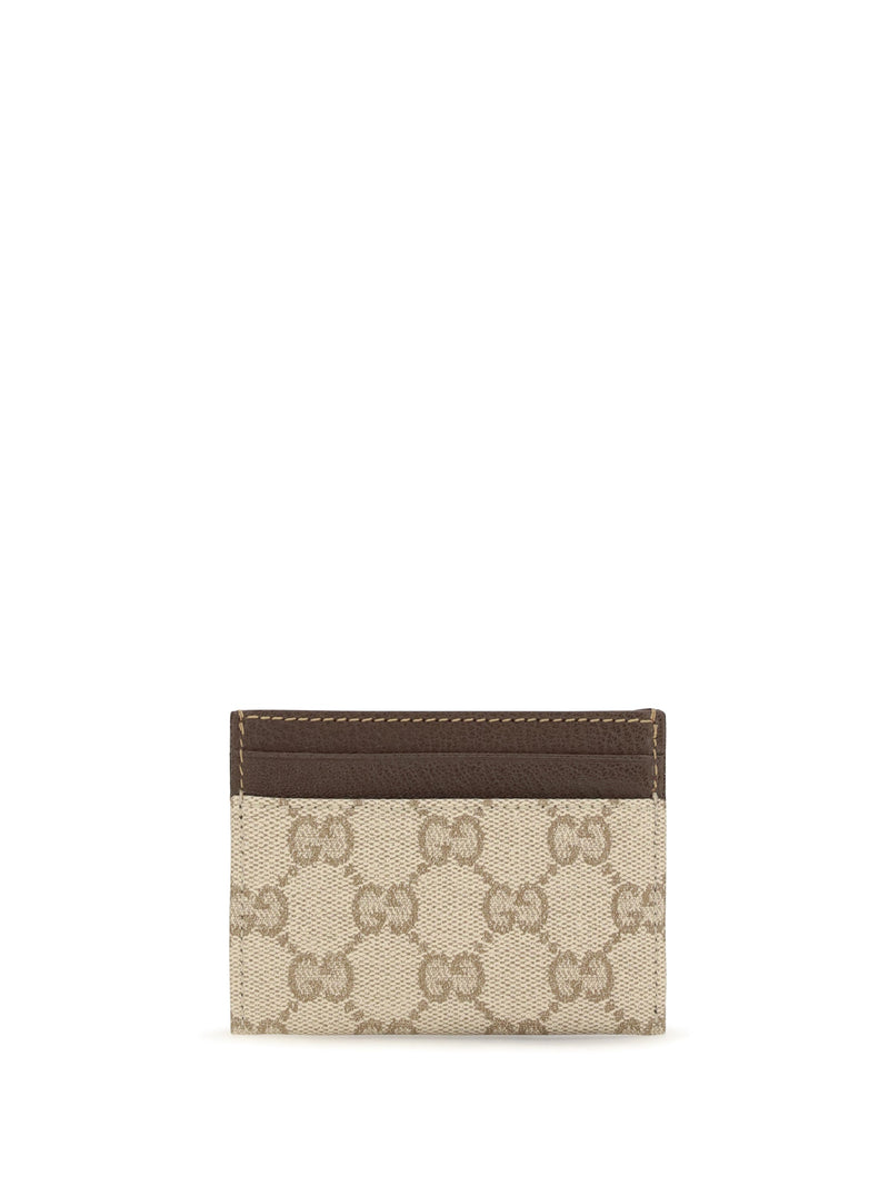 Gucci Essence Card Case — Beige General Fabric Cases