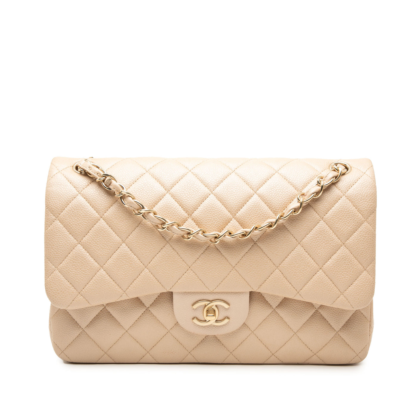 Jumbo Classic Caviar Double Flap - Image 1