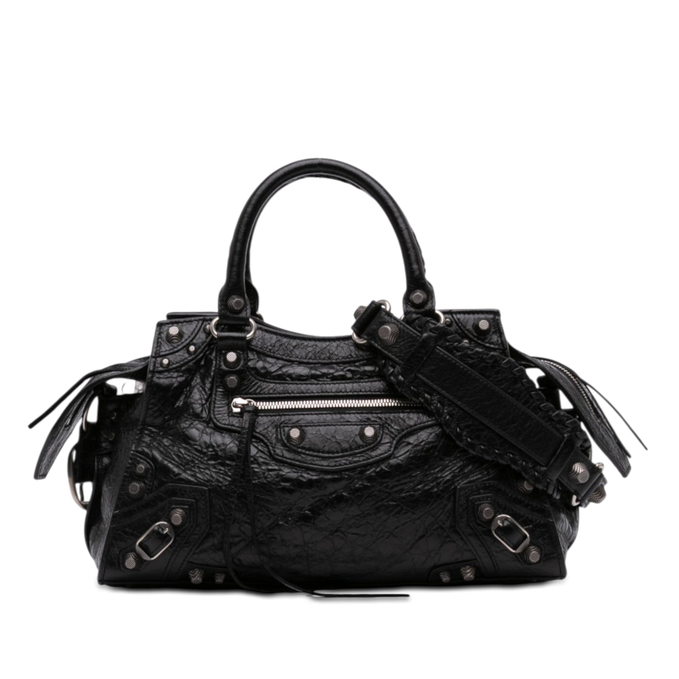 Lambskin Motocross Neo Cagole City Satchel - Image 1