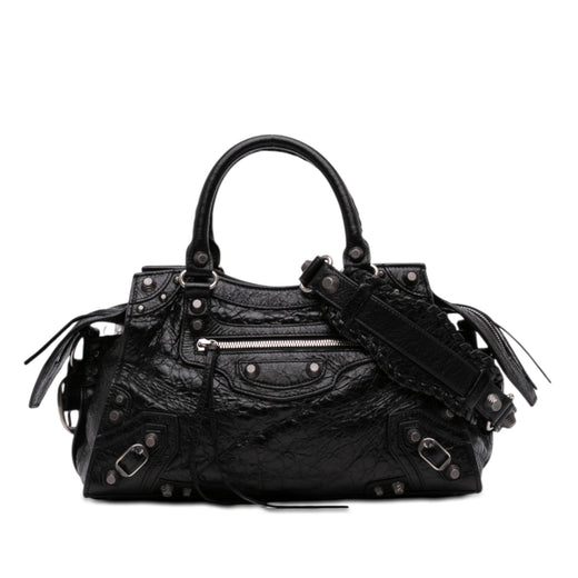 Lambskin Motocross Neo Cagole City Satchel - Image 1