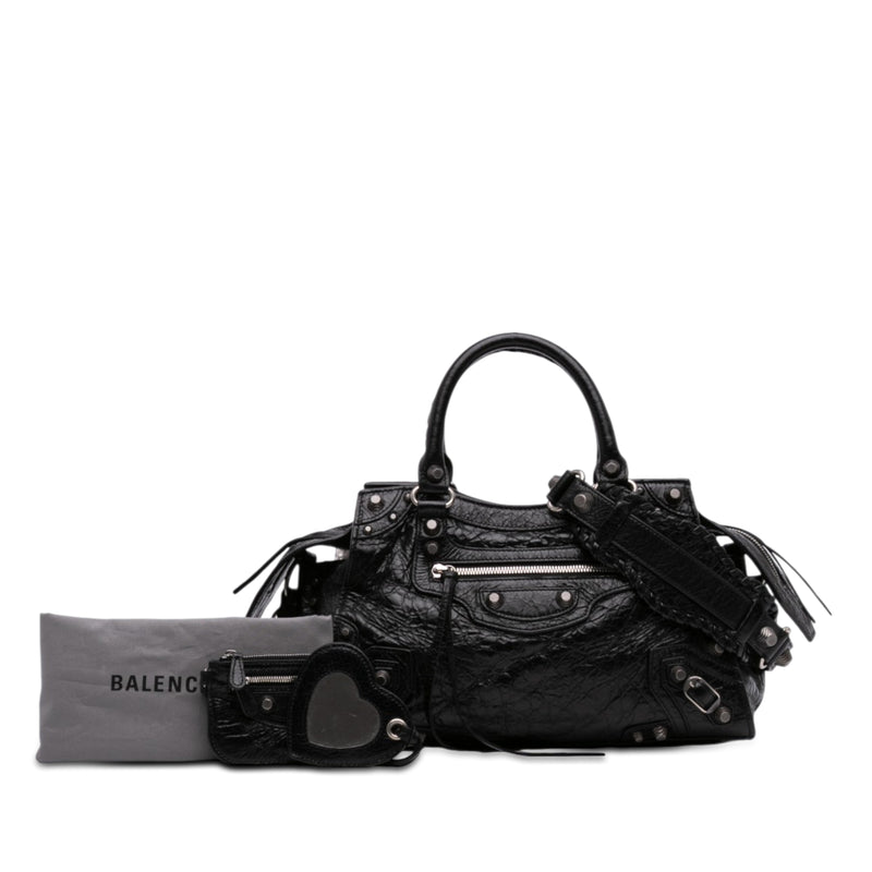 Lambskin Motocross Neo Cagole City Satchel - Image 7