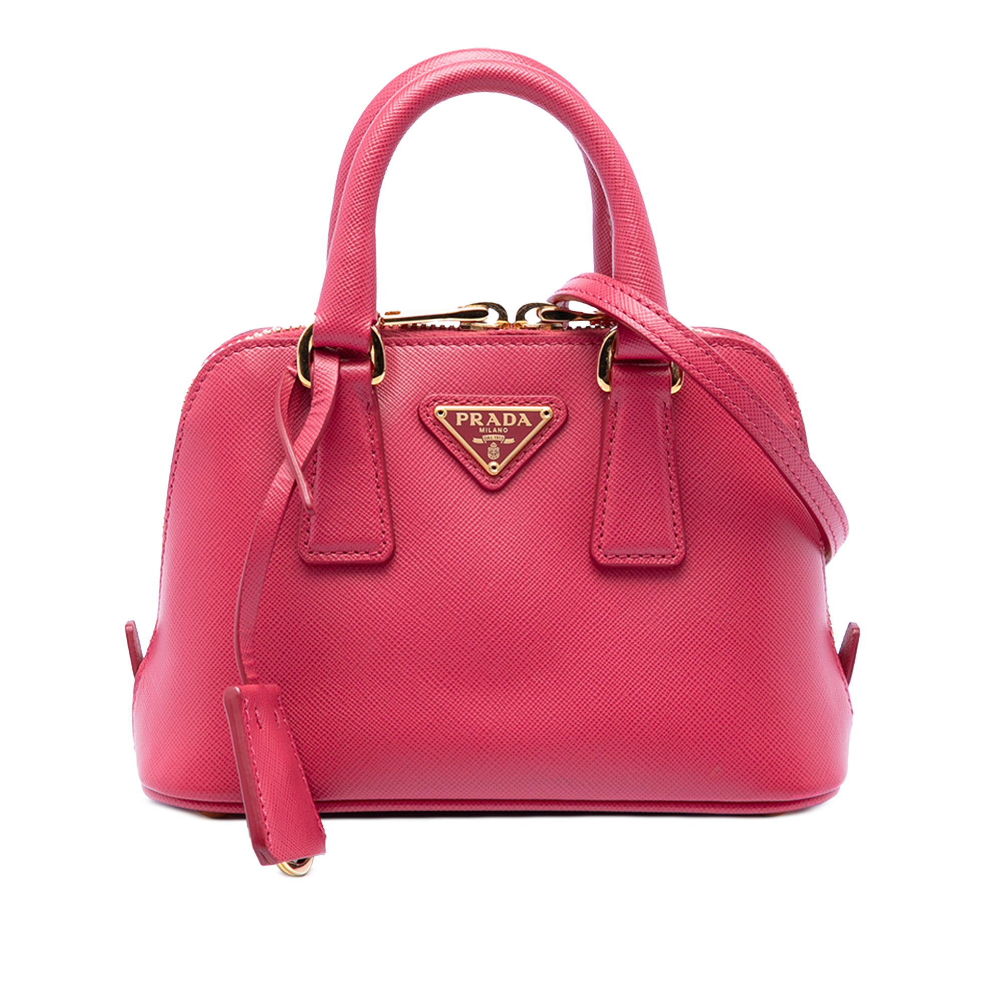 Mini Saffiano Lux Promenade Satchel - Image 1