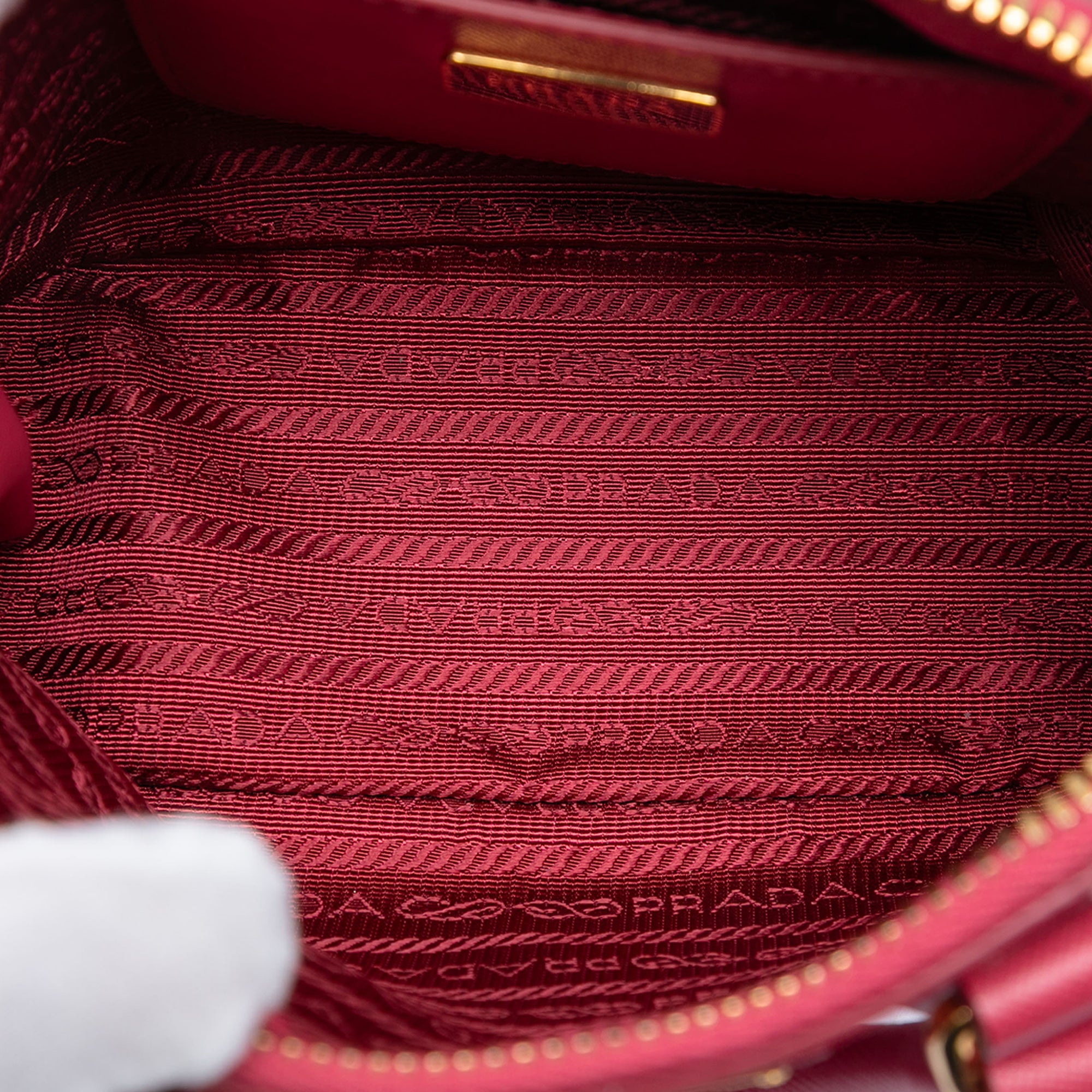 Mini Saffiano Lux Promenade Satchel - Image 4