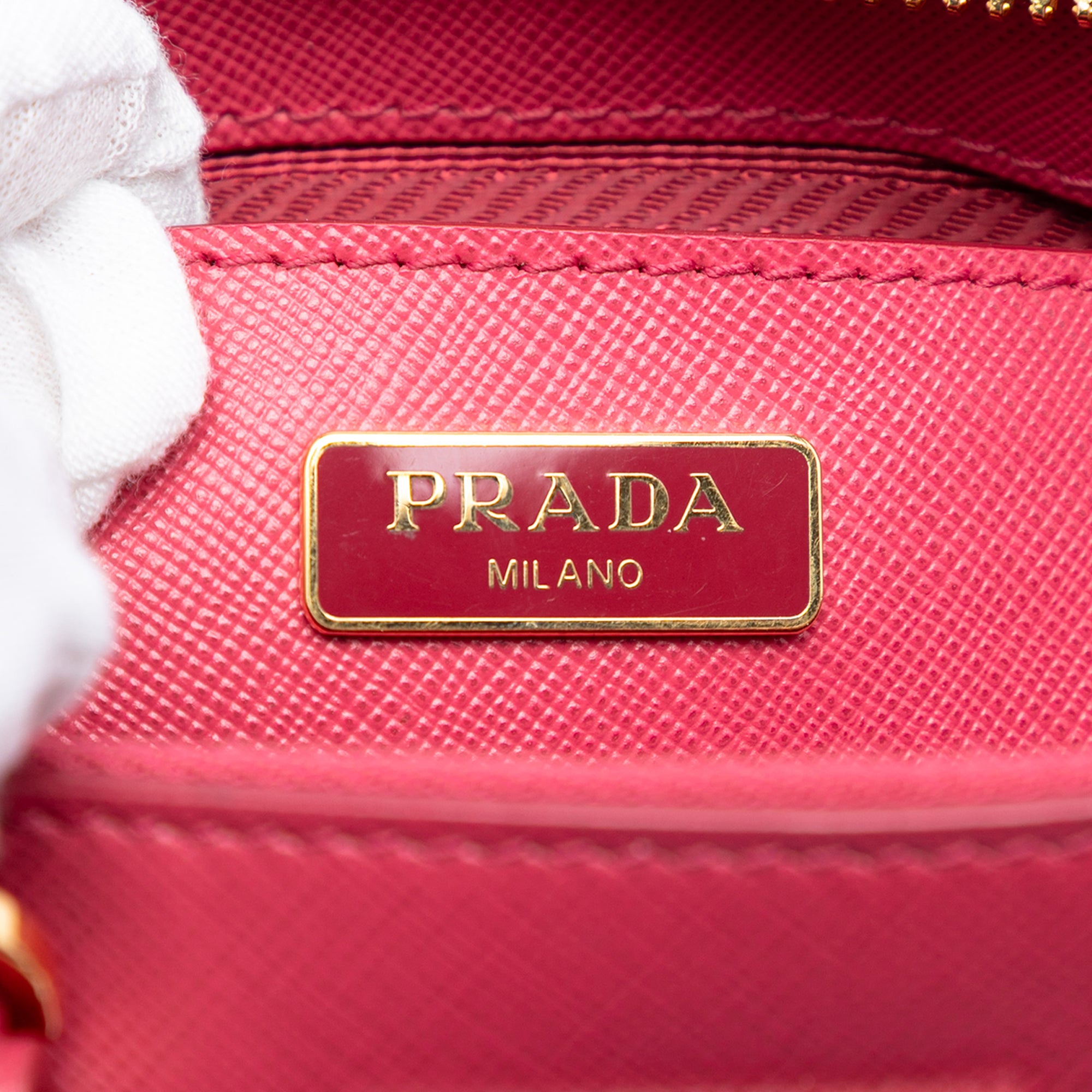 Mini Saffiano Lux Promenade Satchel - Image 5