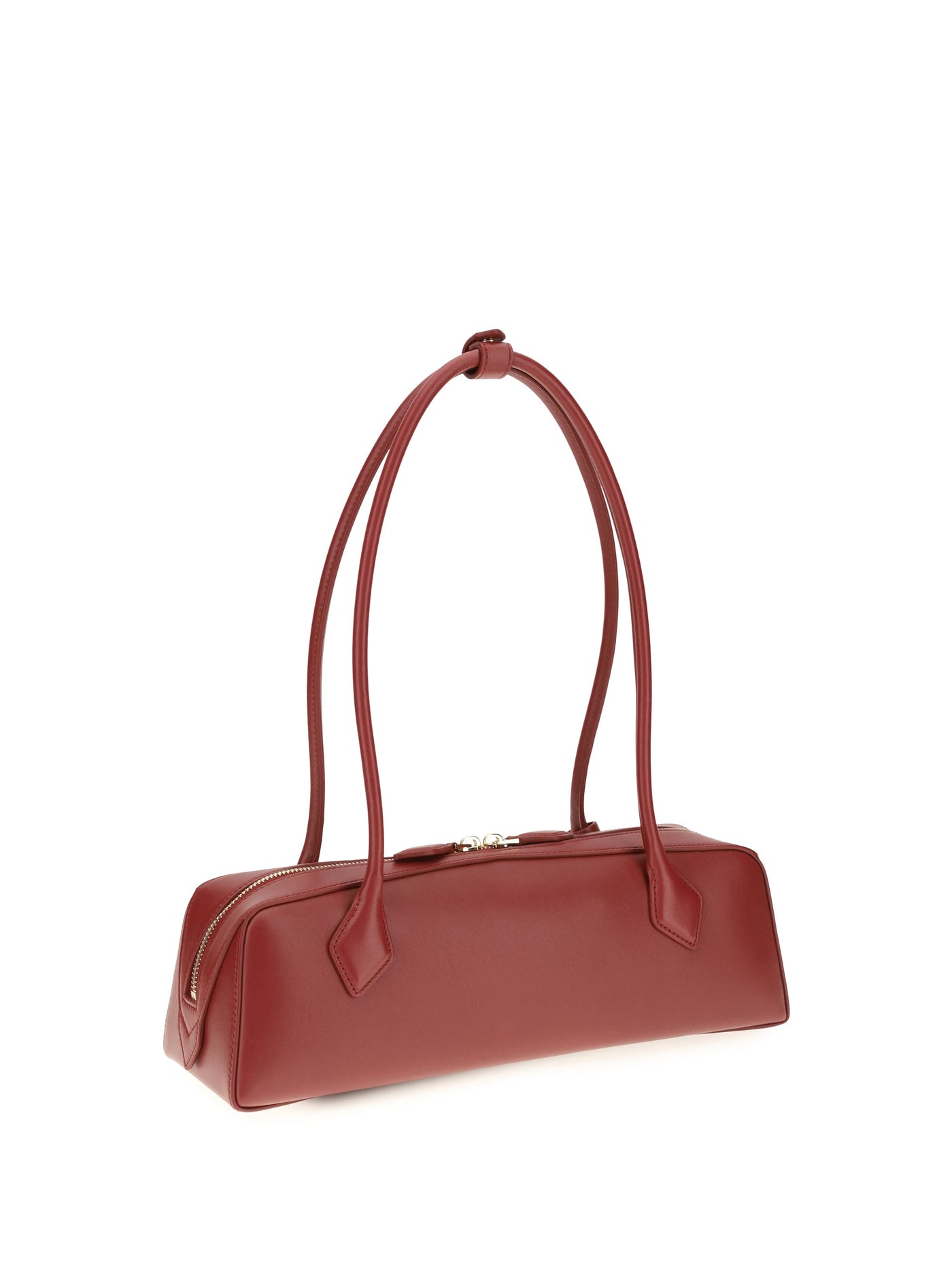 Alaïa Shoulder Bag — Red Calf Leather