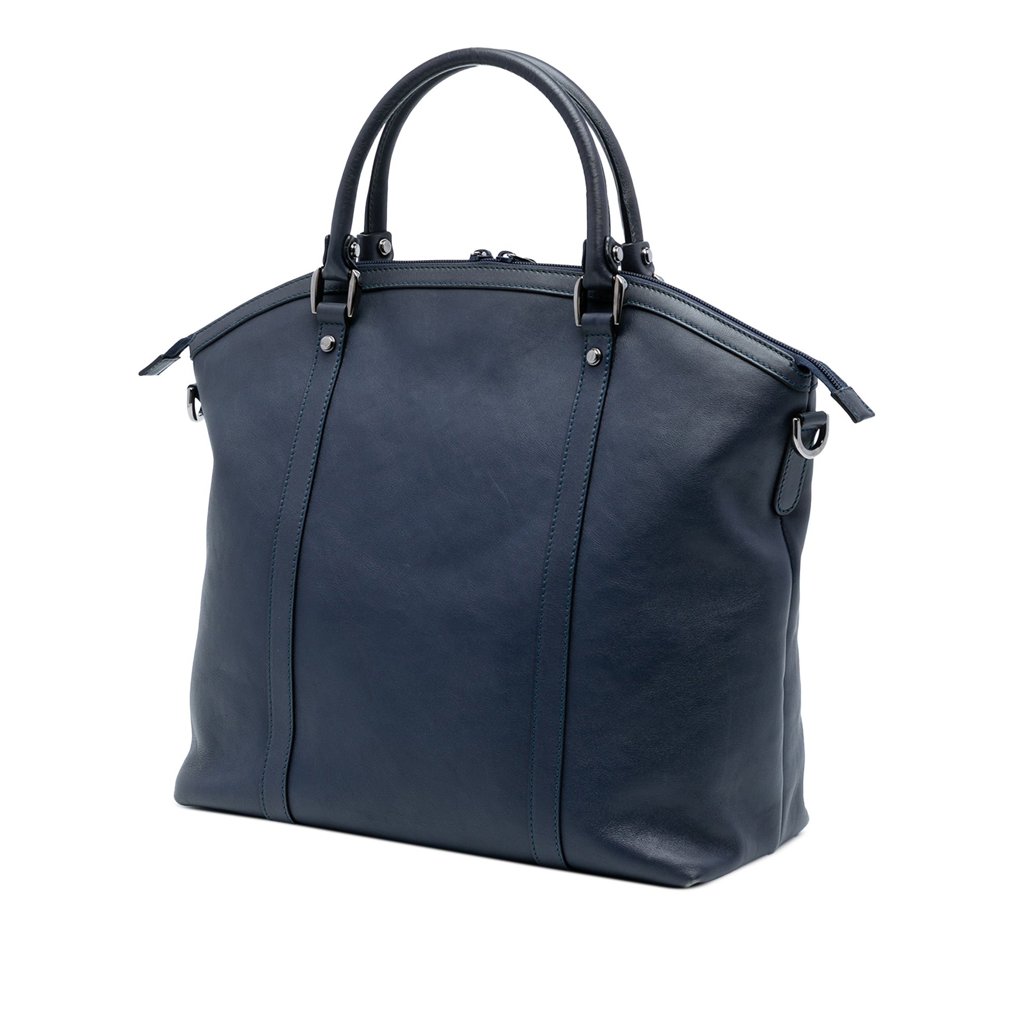 Large Calfskin GG Charm Dome Satchel - Image 2