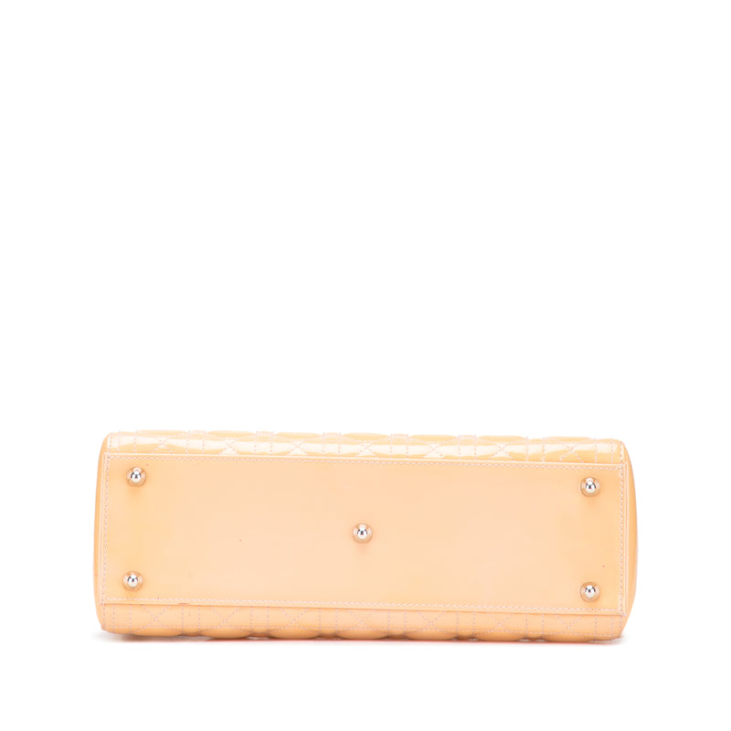 Large Patent Cannage Lady Dior - Image 3