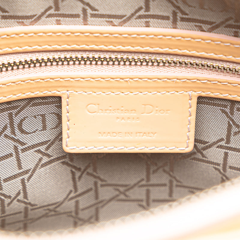 Large Patent Cannage Lady Dior - Image 5