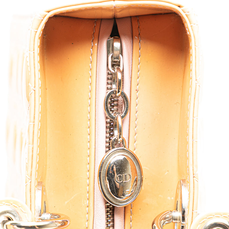 Large Patent Cannage Lady Dior - Image 8
