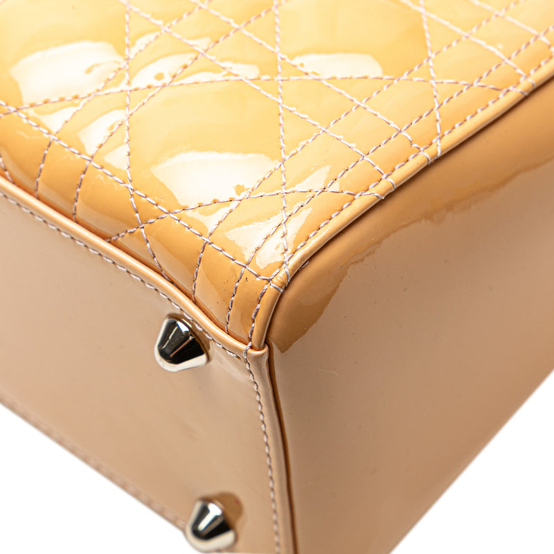 Large Patent Cannage Lady Dior - Image 9