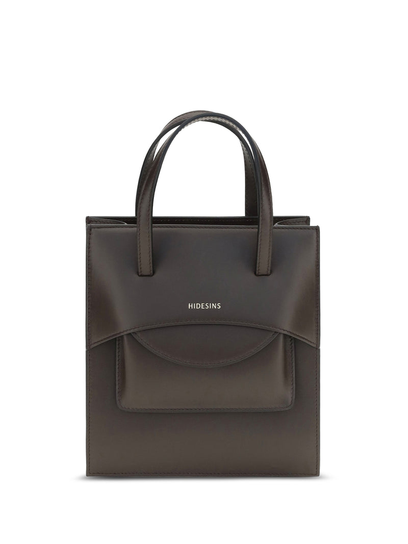 Hidesins Calf Leather Shoulder Bag — Brown (bos Taurus)