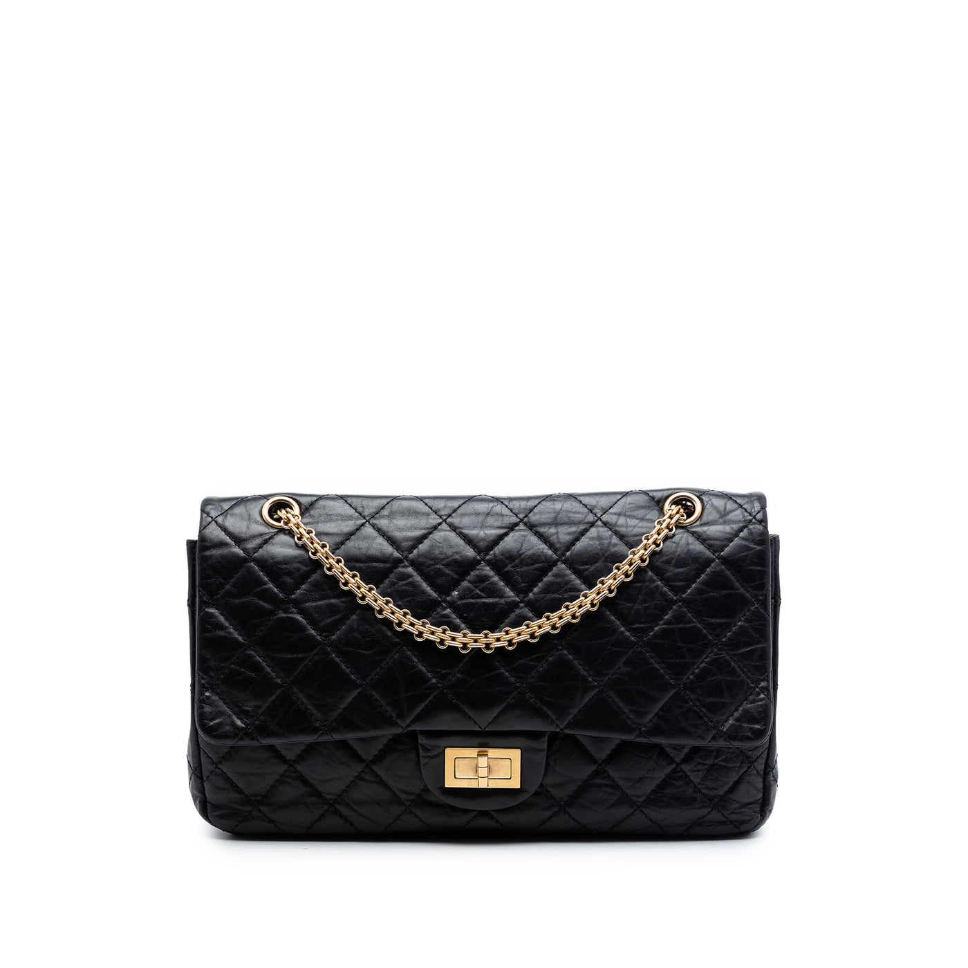 Quilted Aged Calfskin Reissue 2.55 Double Flap 227 - Image 1
