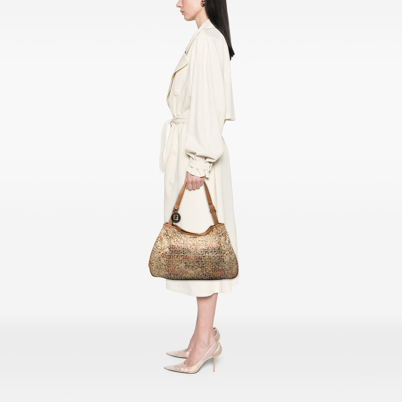 Zucchino Canvas Floral Shoulder Bag - Image 7