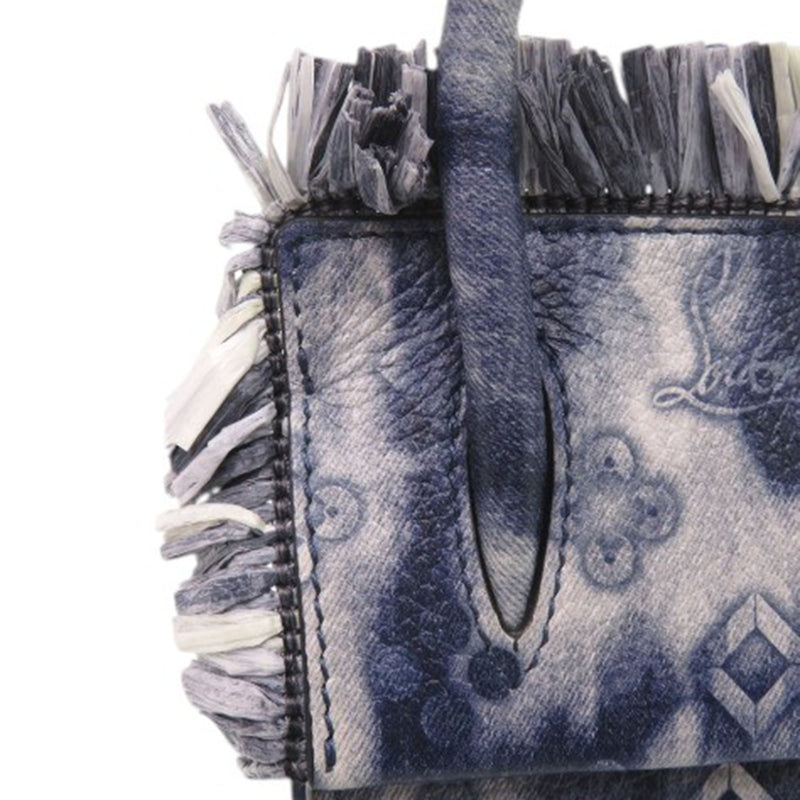 Nano Grained Calfskin Paloma Fringe Satchel - Image 11