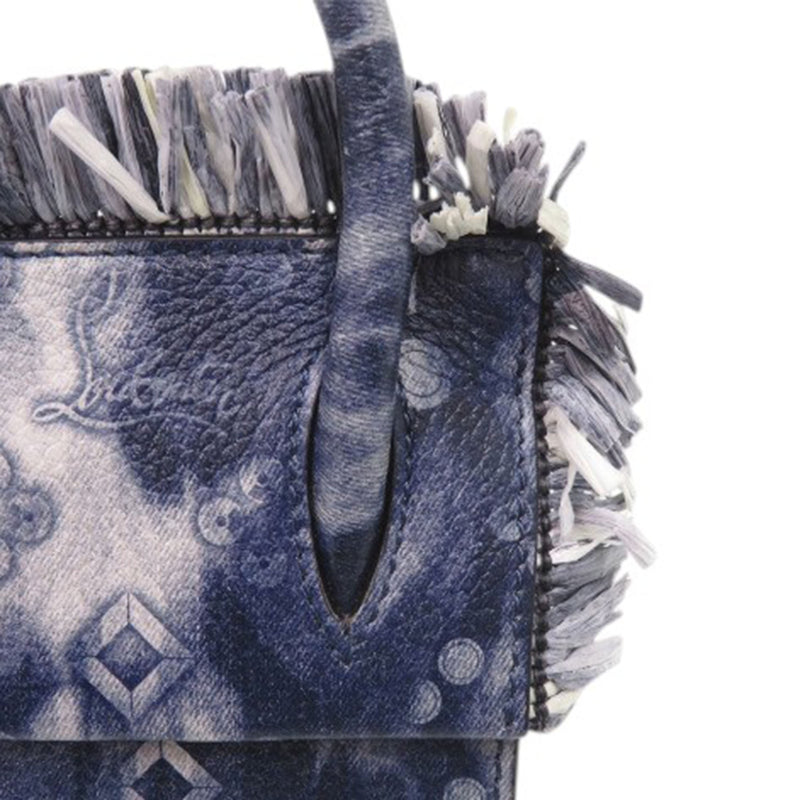 Nano Grained Calfskin Paloma Fringe Satchel - Image 12