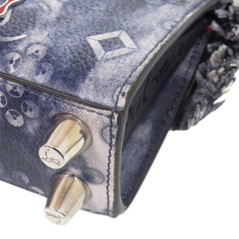 Nano Grained Calfskin Paloma Fringe Satchel - Image 16
