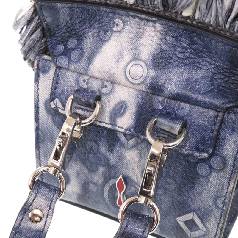 Nano Grained Calfskin Paloma Fringe Satchel - Image 8