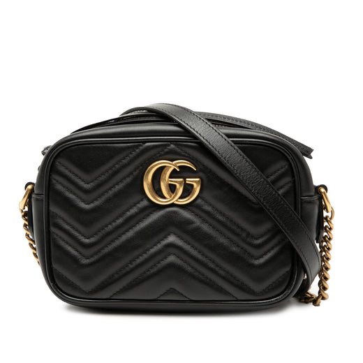 Mini GG Marmont Matelasse Leather Crossbody - Image 1