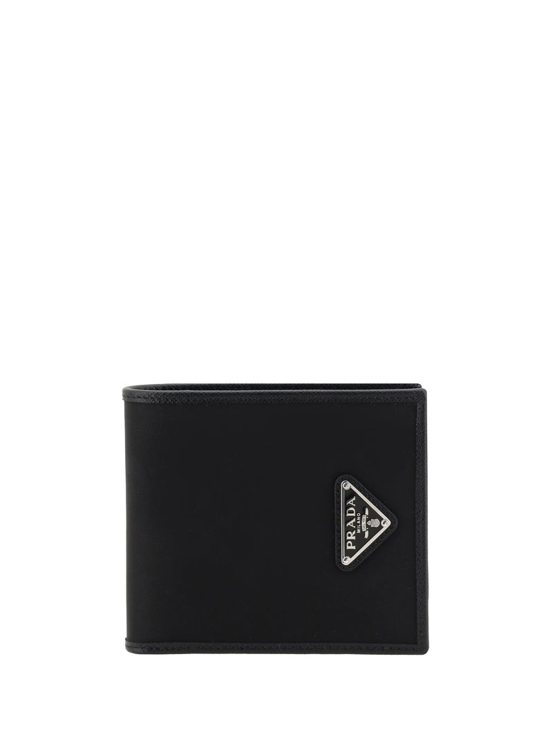 Prada Re-Nylon Bifold Wallet — Black