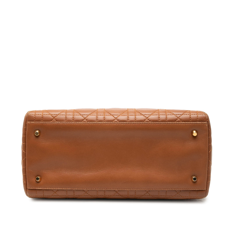 Medium Lambskin Cannage Lady Dior - Image 3