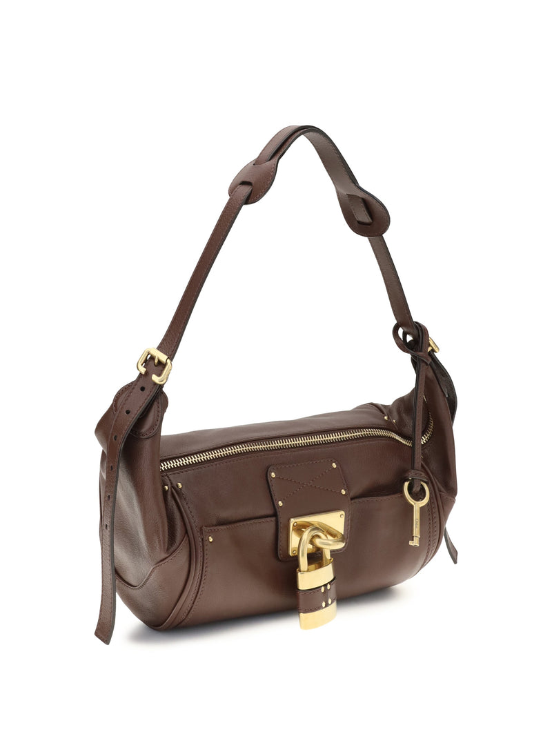Chloé Shoulder Bag — Brown Calf Leather Bos Taurus