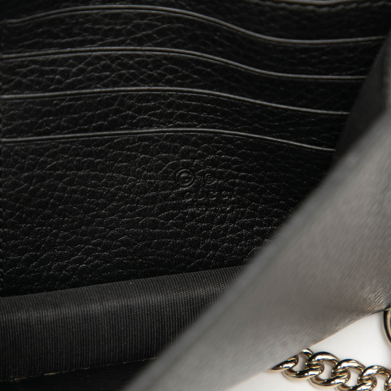Dollar Calfskin Interlocking G Wallet on Chain - Image 6
