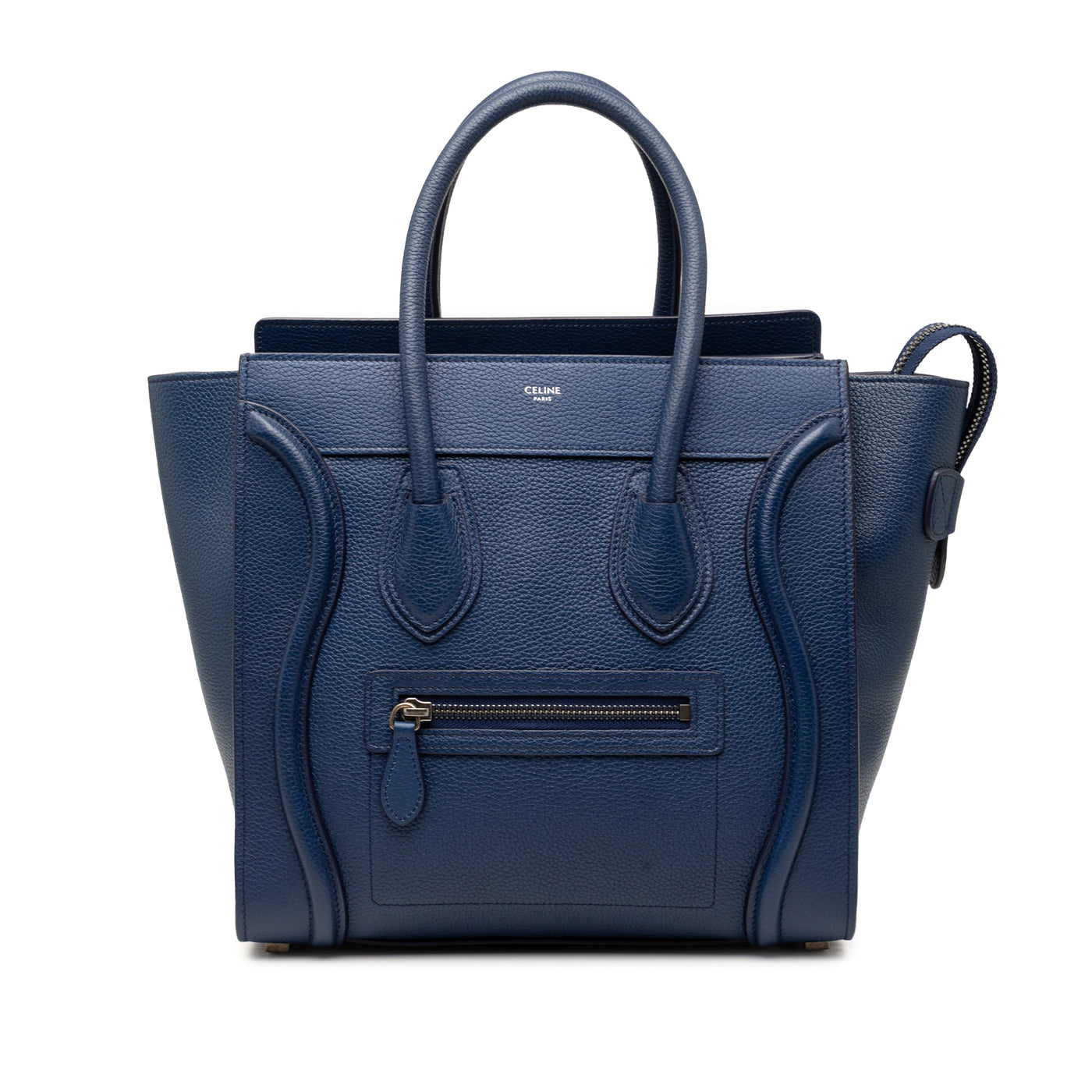 Mini Leather Luggage Tote - Image 1