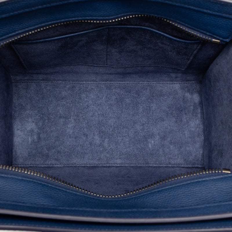 Mini Leather Luggage Tote - Image 4