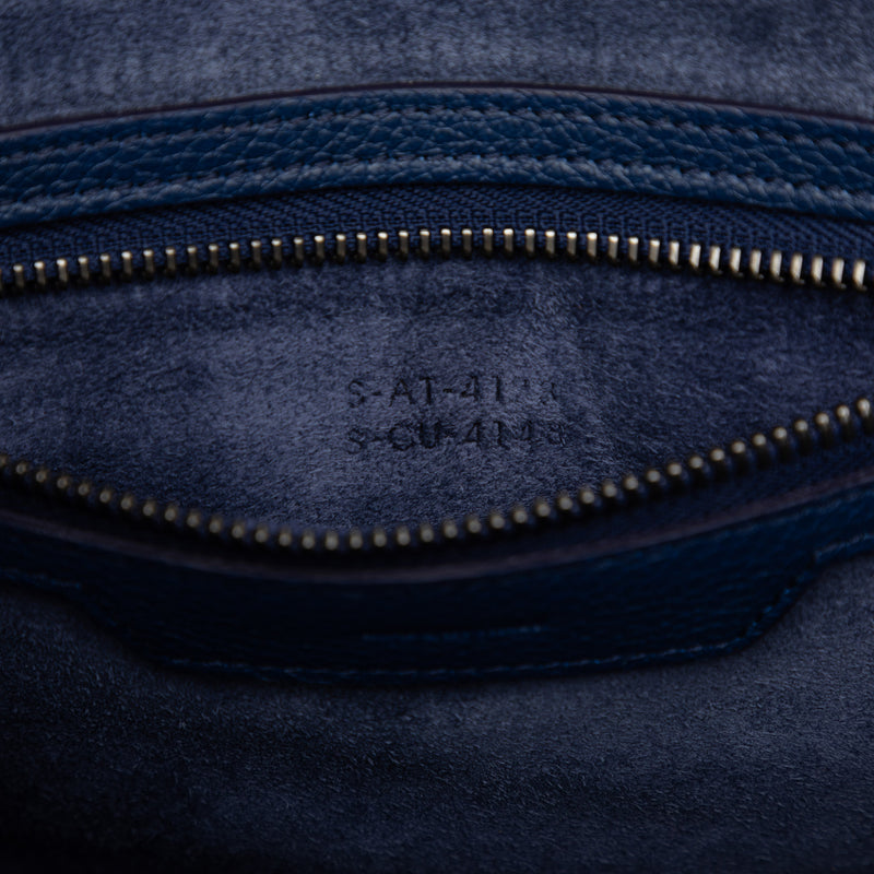 Mini Leather Luggage Tote - Image 6