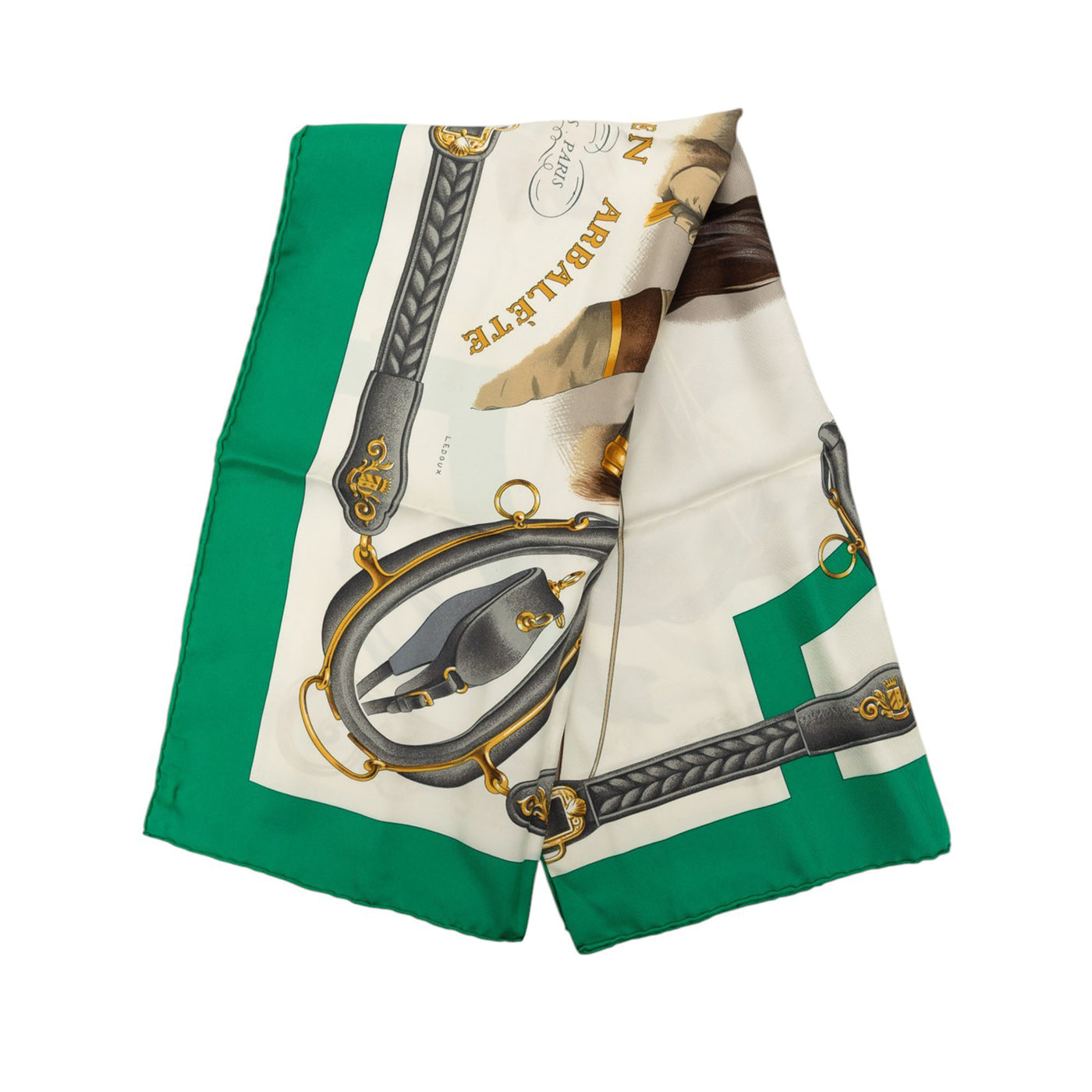 Attelage en Arbalete Silk Scarf 90 - Image 1