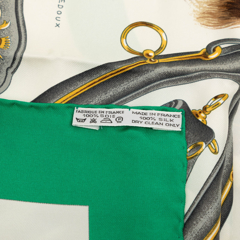 Attelage en Arbalete Silk Scarf 90 - Image 4