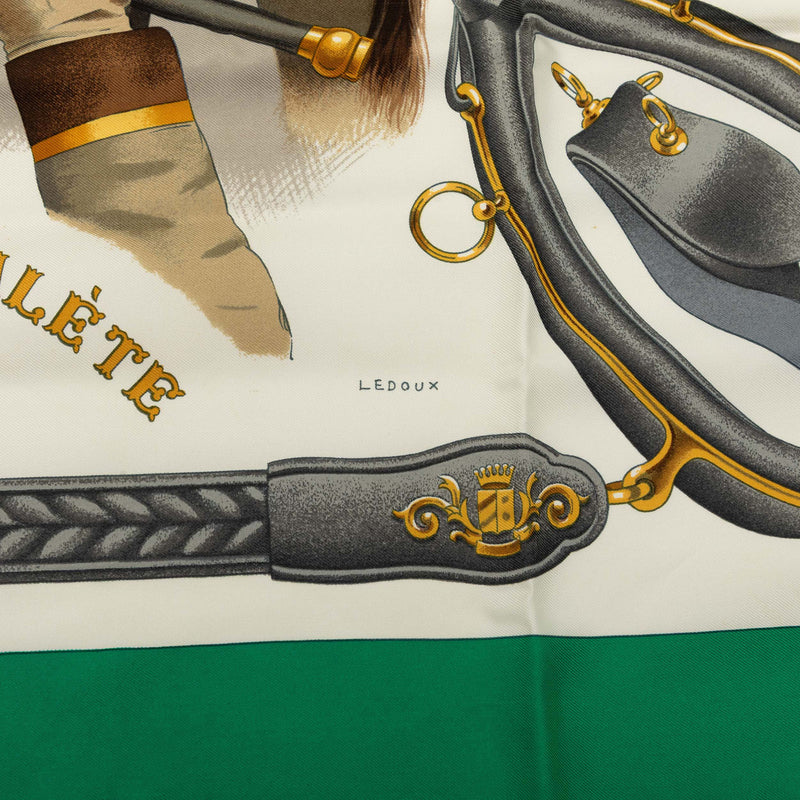 Attelage en Arbalete Silk Scarf 90 - Image 5
