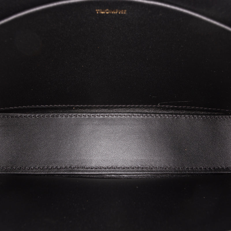 Shiny Calfskin Triomphe Claude Shoulder Bag - Image 4
