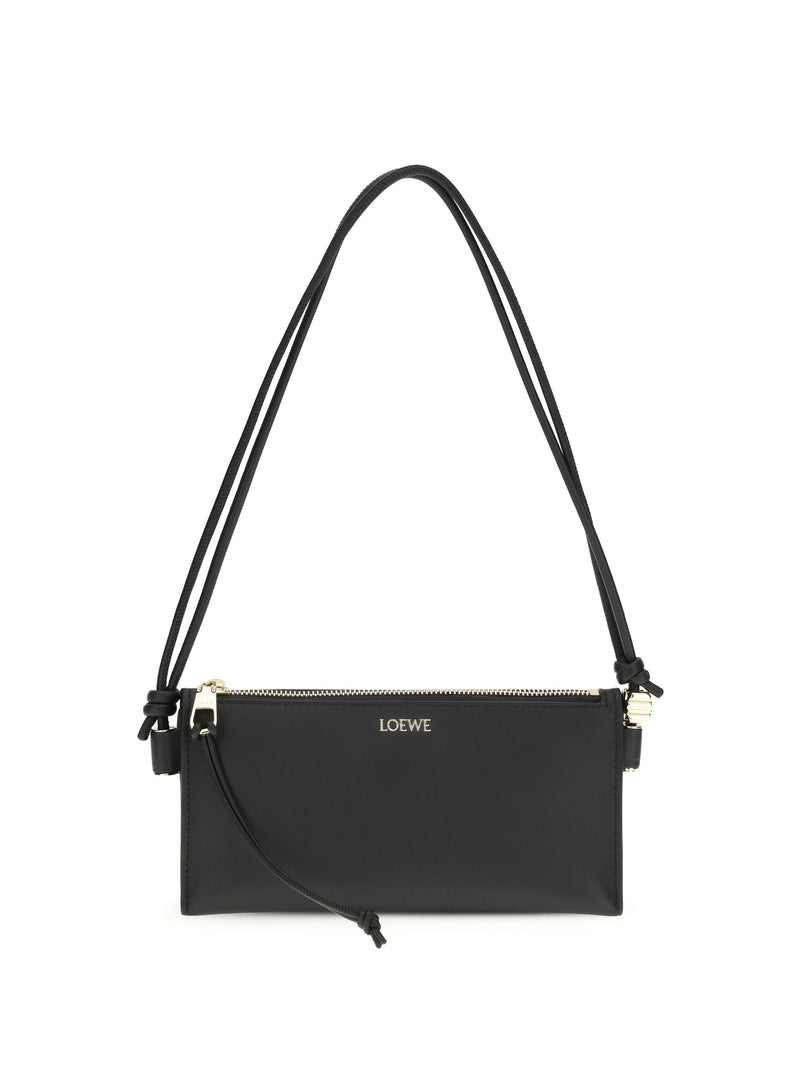 Loewe Joya Crossbody Bag — Black Calf Leather
